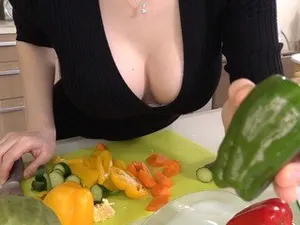 Japan step Fuck In Kitchen